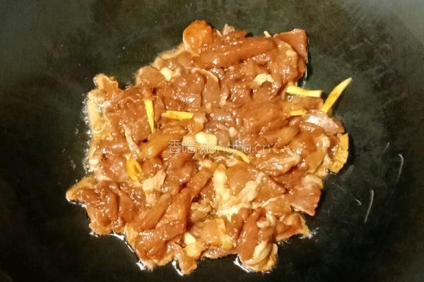 芹菜萝卜炒牛肉的做法图解6