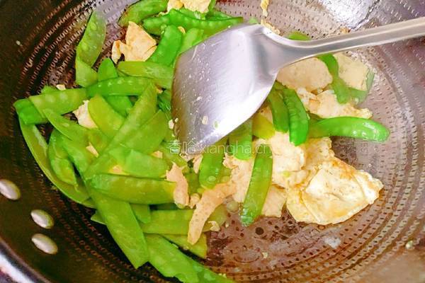 荷兰豆炒鸡蛋的做法图解11