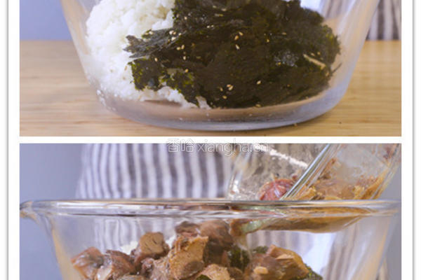 野餐必备！紫菜金枪鱼饭团，一口一个超满足！的做法图解4
