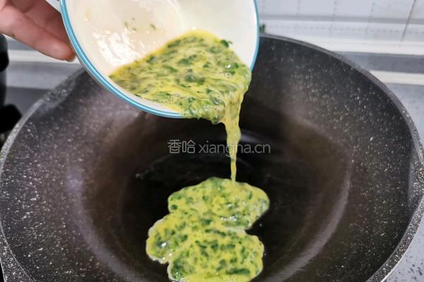 苜蓿炒鸡蛋的做法图解7