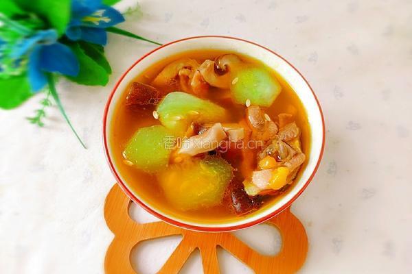 甜瓜香菇鸡汤的做法图解17