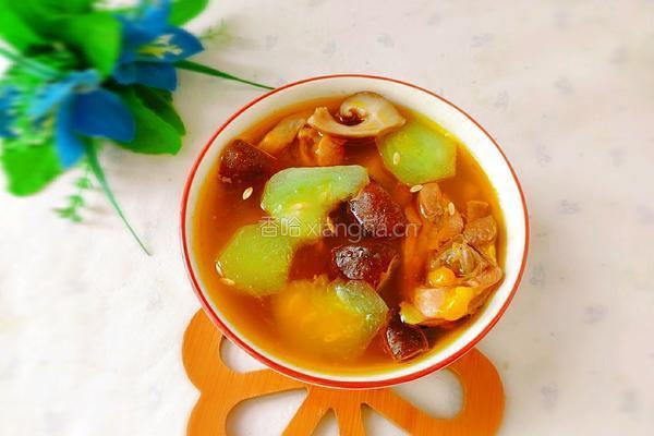 甜瓜香菇鸡汤的做法图解18
