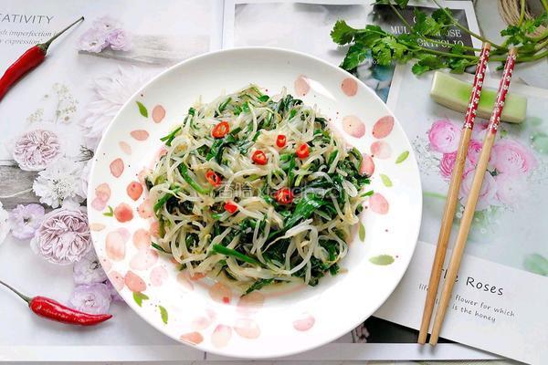 韭菜炒豆芽的做法图解10