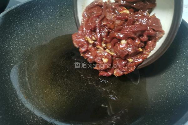 蒜苔炒牛肉的做法图解9