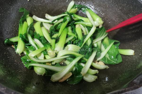 爆炒青菜的做法图解6