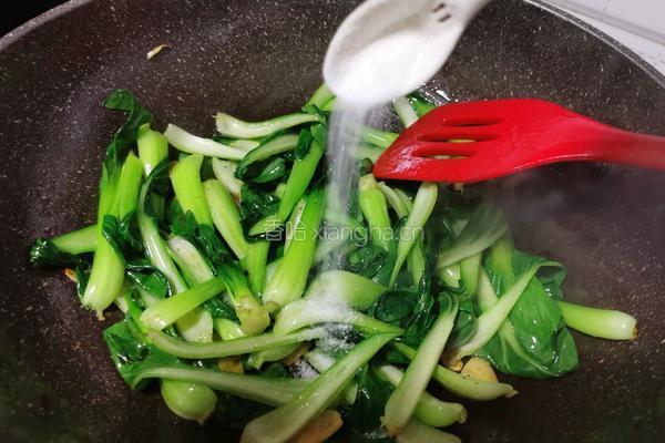 爆炒青菜的做法图解7