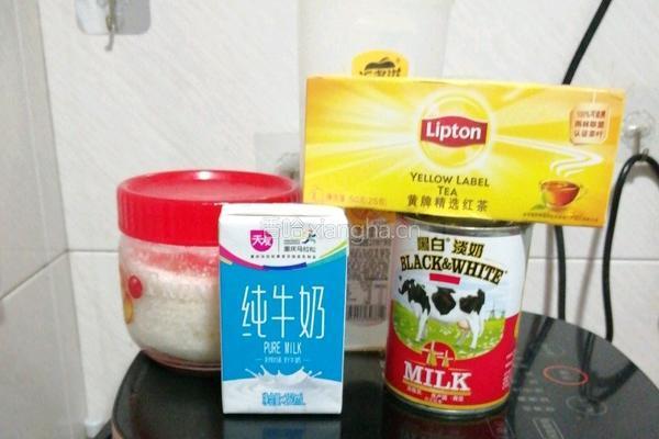 懒人奶茶的做法图解1
