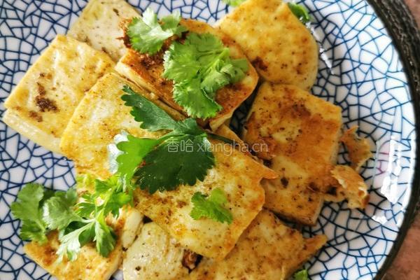 香煎豆腐的做法图解5