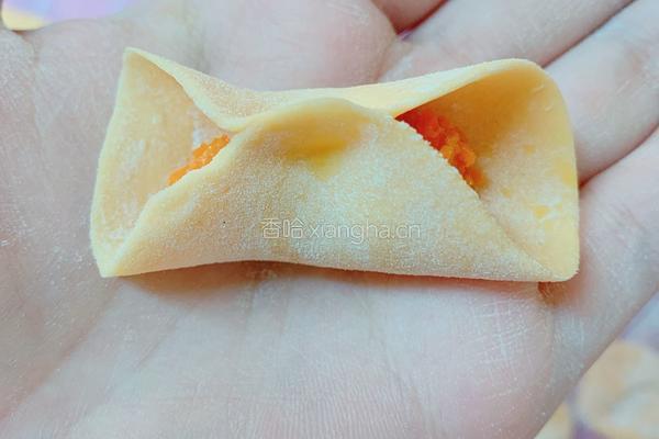 三文鱼胡萝卜水饺的做法图解14
