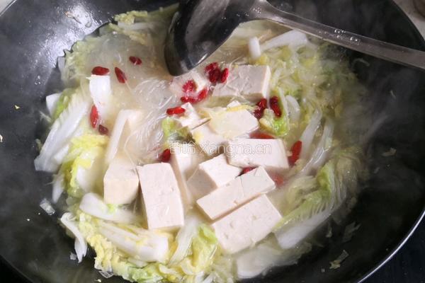 粉丝豆腐娃娃菜的做法图解9