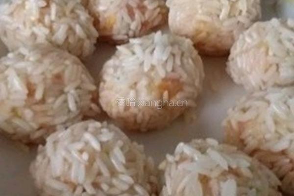 珍珠丸子的做法图解5