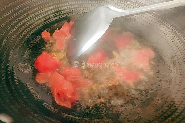 番茄炖甜瓜的做法图解6