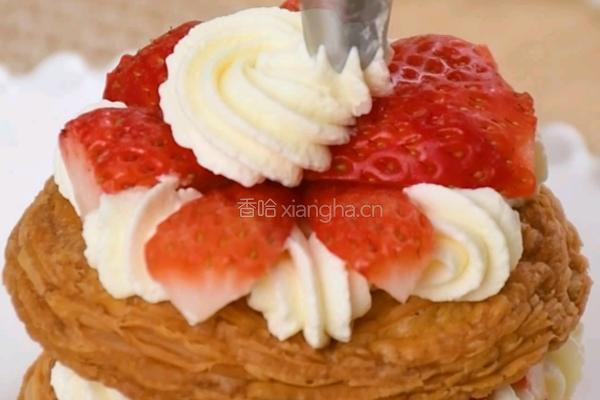 4步搞定蛋挞拿破仑酥到掉渣的美味的做法图解4