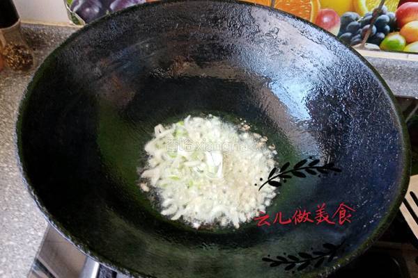 五彩鸡块炒面片的做法图解20