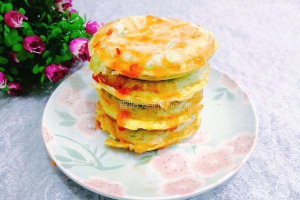西芹鸡蛋小饼的做法图解13