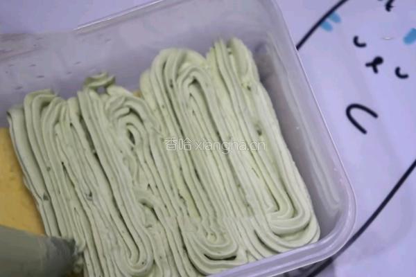 樱花抹茶蛋糕盒子的做法图解13