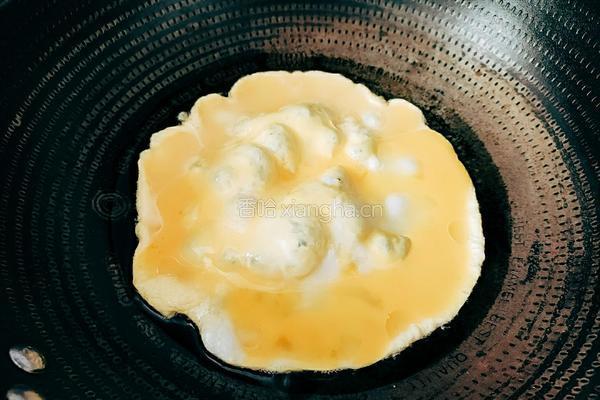 菜心炒鸡蛋的做法图解7