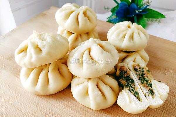菜心猪肉包子的做法图解25