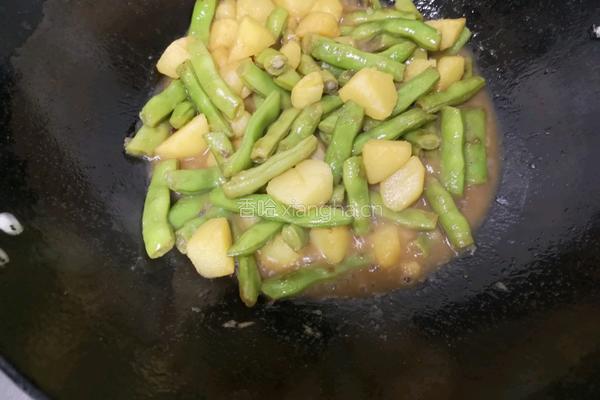 土豆烧四季豆的做法图解10