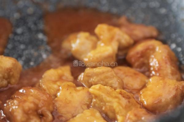 菠萝咕噜肉的做法图解6