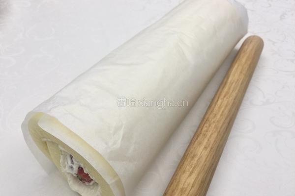草莓瑞士蛋糕卷的做法图解23