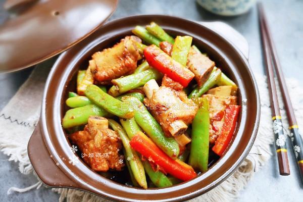 四季豆排骨的做法图解14