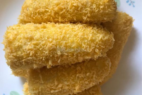 炸香蕉酥的做法图解5