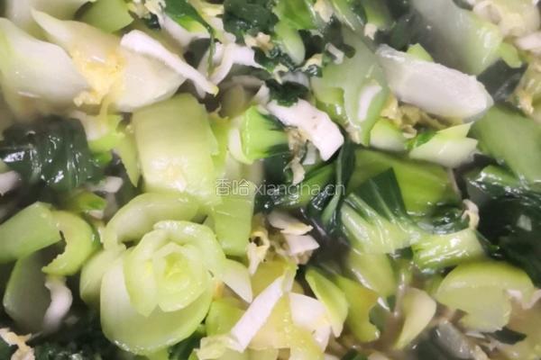 清炒油菜的做法图解5