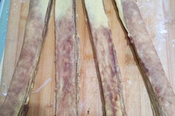 大理石纹红豆沙吐司的做法图解4