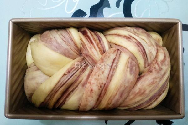 大理石纹红豆沙吐司的做法图解8