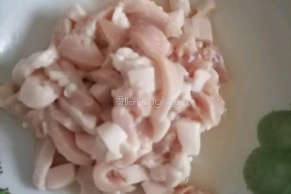 豆干青椒肉丝的做法图解2