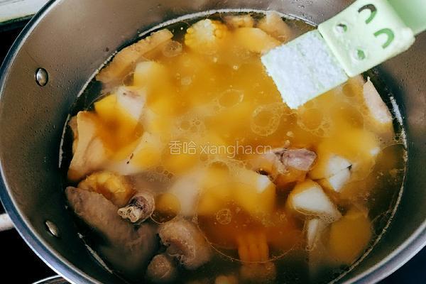 玉米山药鸡汤的做法图解13