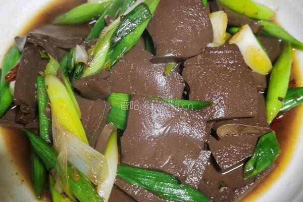 家常炒鸭血的做法图解5