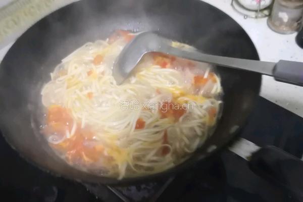 西红柿面的做法图解6
