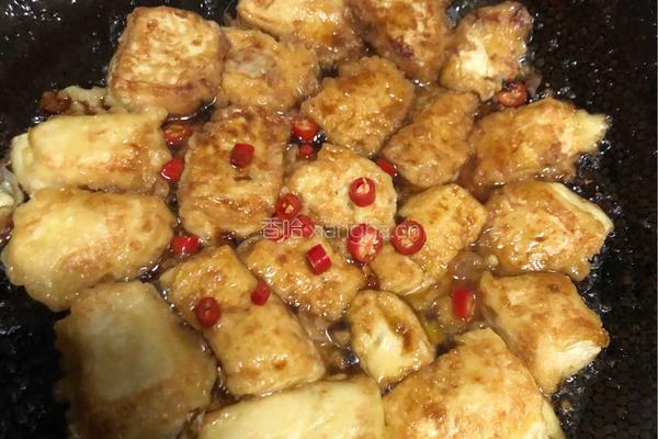 煎豆腐的做法图解13