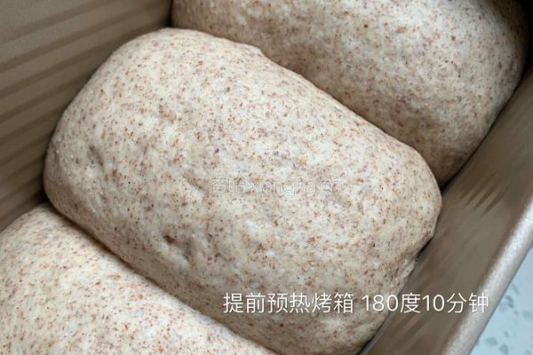 无油无糖的全麦吐司的做法图解3