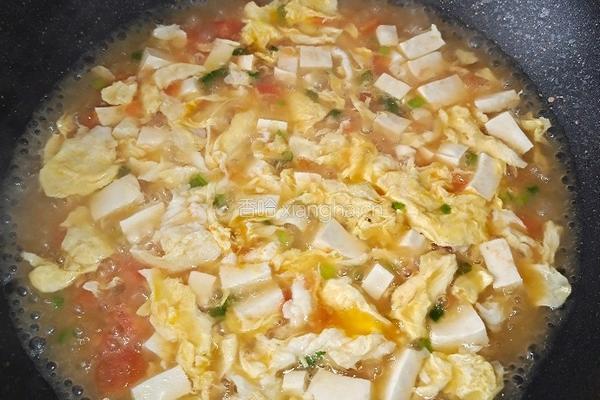 西红柿豆腐鸡蛋汤的做法图解15