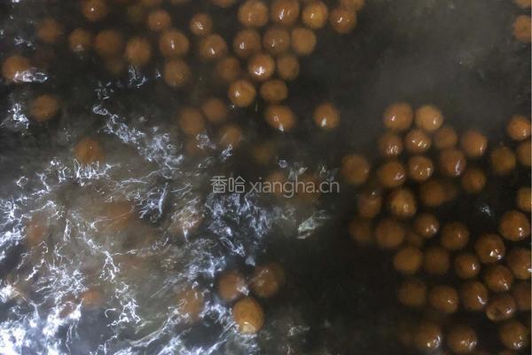 芒果芋圆烧仙草的做法图解3