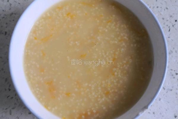 南瓜小米粥