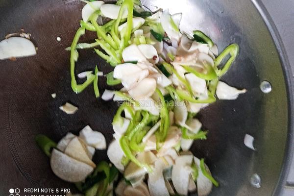 杏鲍菇炒茄子的做法图解4