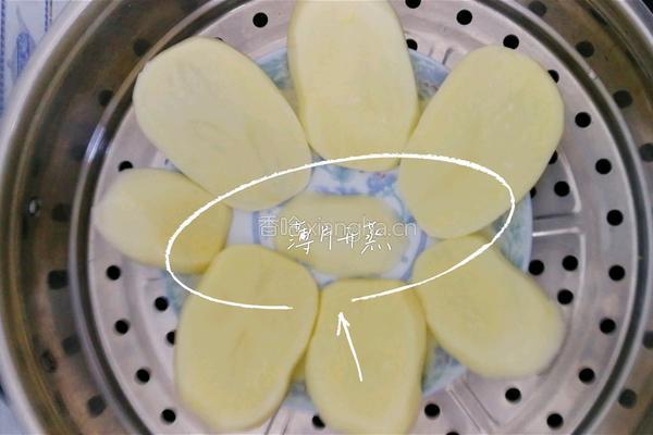 苦瓜酿土豆泥的做法图解4
