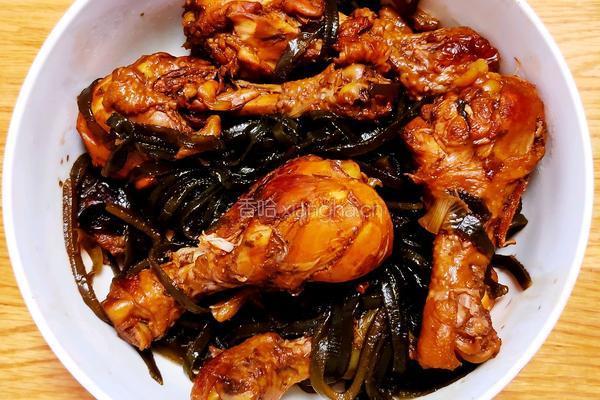 海带丝卤鸡腿的做法图解9