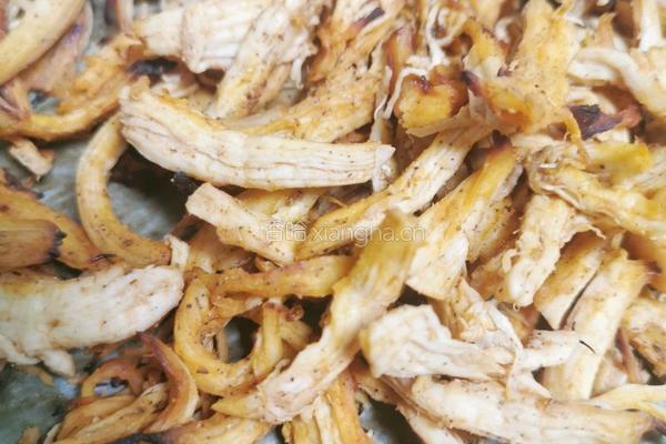 烤箱鸡胸丝（可主食可零嘴）低脂低热量的做法图解4
