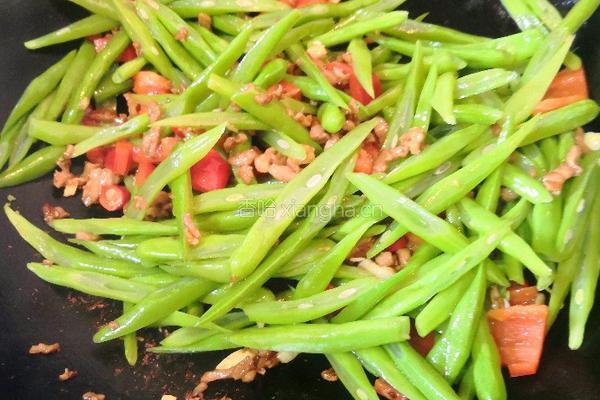 肉末四季豆角丝的做法图解9