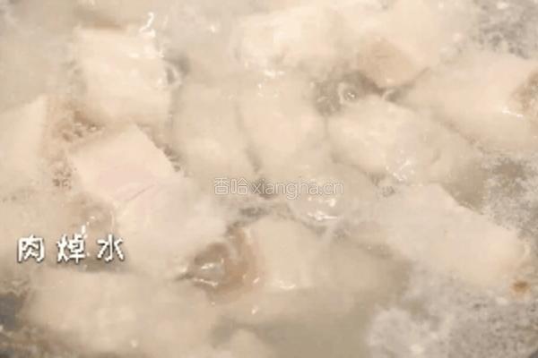鲍鱼烧肉的做法图解4