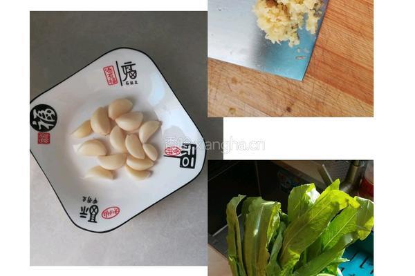 蚝油油麦菜的做法图解1