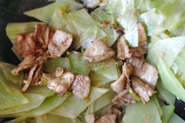 莴笋炒肉片的做法图解9