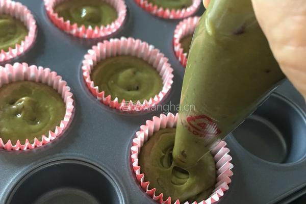抹茶马芬蛋糕的做法图解6