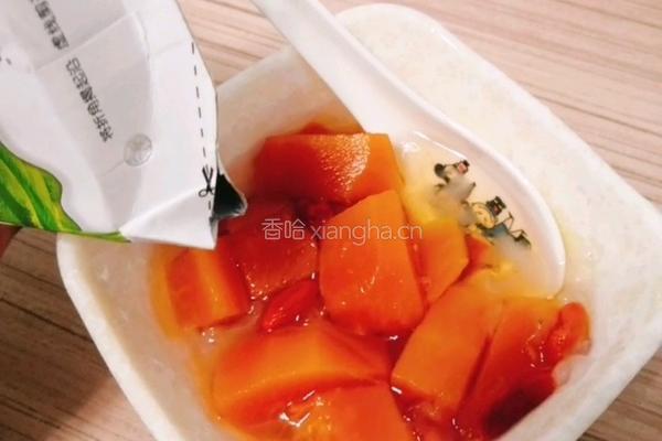 冰糖木瓜炖雪哈的做法图解10