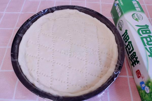 香蕉蜜豆披萨（自制披萨胚）的做法图解10